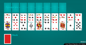 Forty Thieves (Napoleon at St. Helena) layout